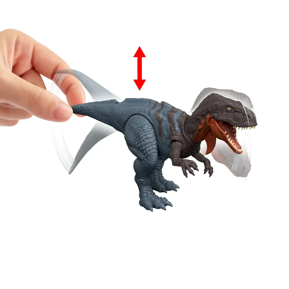 Dinozaura rotaļlieta Mattel Jurassic World Rebirth Wild Roar Abelisaurus Photo 3