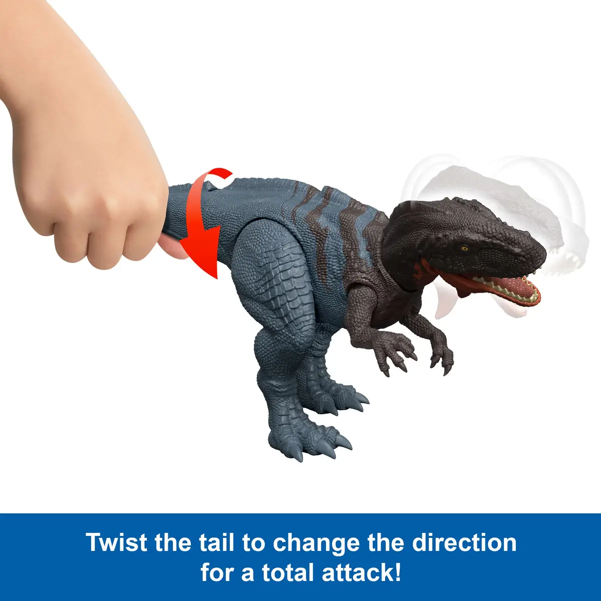 Dinozaura rotaļlieta Mattel Jurassic World Rebirth Wild Roar Abelisaurus Photo 10