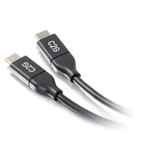 C2G USB-C to USB-C 2.0 Male to Male Cable 1.8m 5A Black