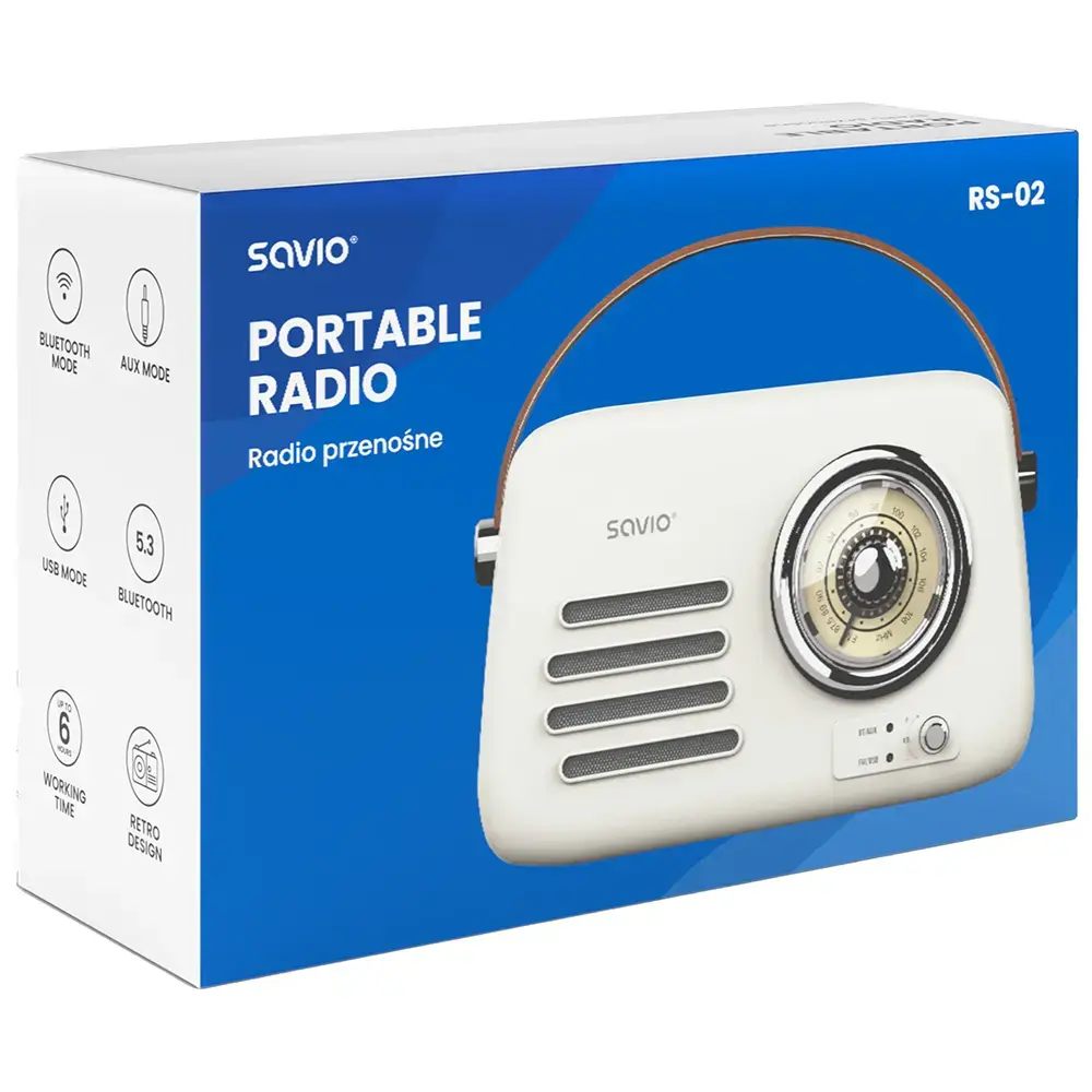 Portatīvais radio SAVIO RS-02 Photo 6