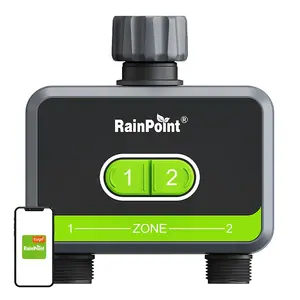 Контроллер полива RainPoint HTV210B на 2 зоны с управлением через приложение