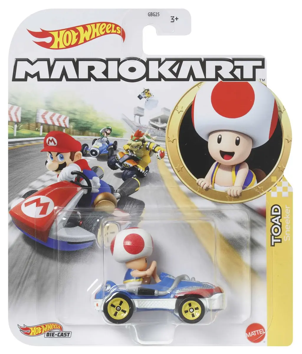 Го-карт Hot Wheels Mario Kart Toad Photo 5