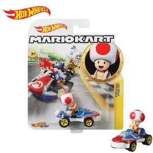 Hot Wheels Mario Kart Toad Sneeker 1:64 mēroga lietā metāla un plastmasas automobiļa replika daudzkrāsaina