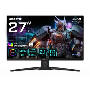 Monitor GIGABYTE AORUS FO27Q5P 27" OLED QHD 2560 x 1440, 500 Hz, 0.03 ms, DCI-P3 99%, HDR True Black 500