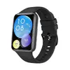 Silikona siksniņa FIXED priekš Huawei Watch Fit 2 — melna Photo 3