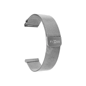 Сетчатый ремешок для часов FIXED FIXMEST-22MM-SL — 22 мм quick-release, серебристая нержавеющая сталь