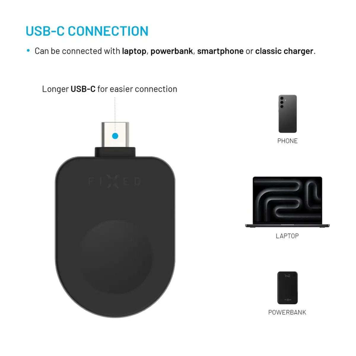 USB-C uzlādes adapteris FIXDW-AWAP-BK Photo 3
