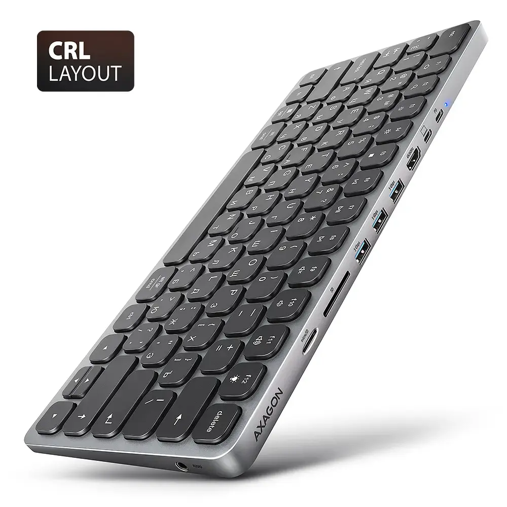 AXAGON HMC-KB Проводная клавиатура QWERTY Photo 2