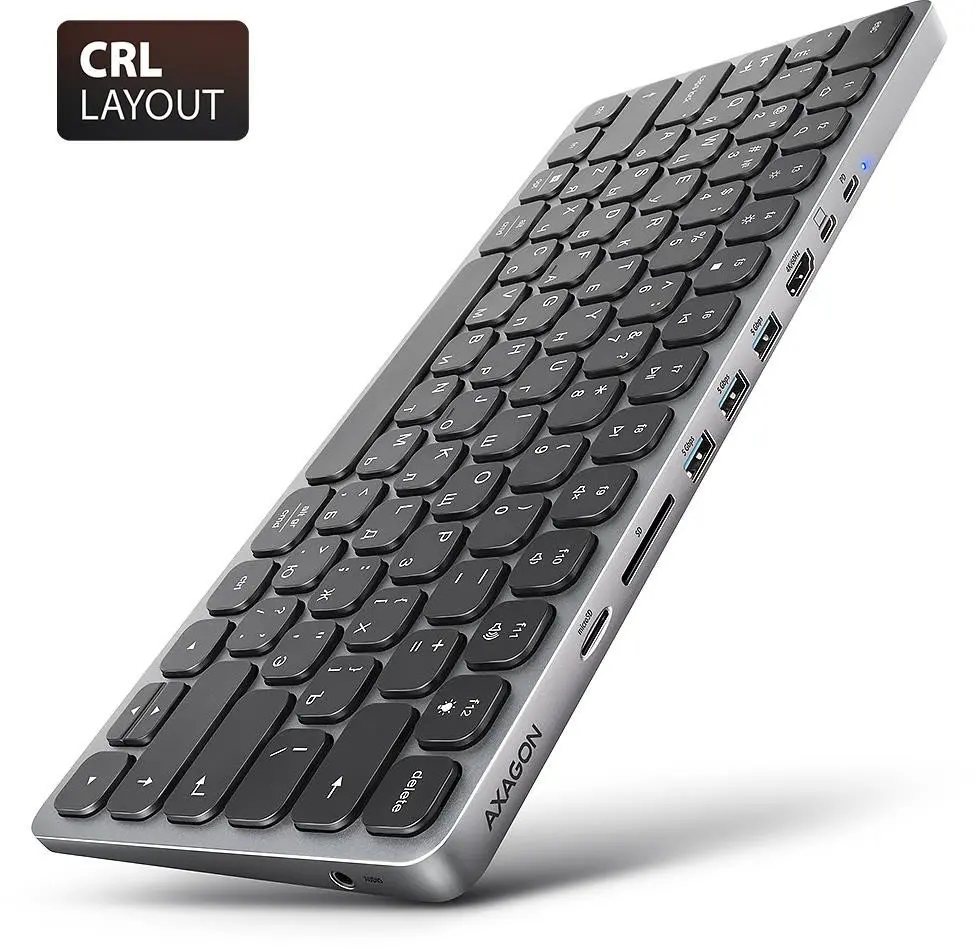 Vadāma tastatūra AXAGON HMC-KB QWERTY krievu