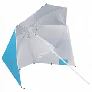 Beach umbrella-tent Springos BU0014 XXL — lightweight UV protection, portable sun shelter