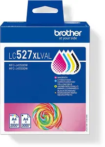 Картридж Brother LC-527XLVAL Multipack MFCJ4350DW/4550DW Цветной