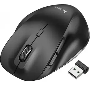 Беспроводная мышь HOCO GM24 Чёрная, 1600 DPI, оптическая, 2.4 ГГц с USB-приёмником