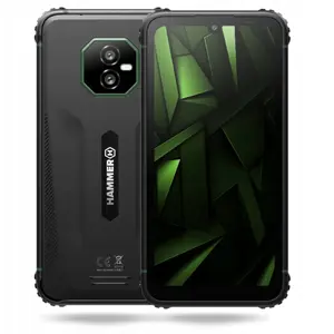 Смартфон MYPHONE Hammer Ranger LTE — 6 ГБ RAM, 128 ГБ памяти, черно-зелёный