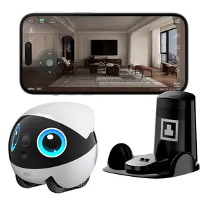 Robot Wi‑Fi Enabot EBO Air2 Plus — 5000 mAh battery, 111 mm height, indoor pet companion and monitoring robot