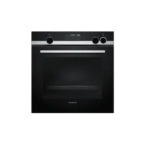 Built-in electric oven Siemens iQ500 HR538ABS1, 71 L, black, stainless steel, LCD display