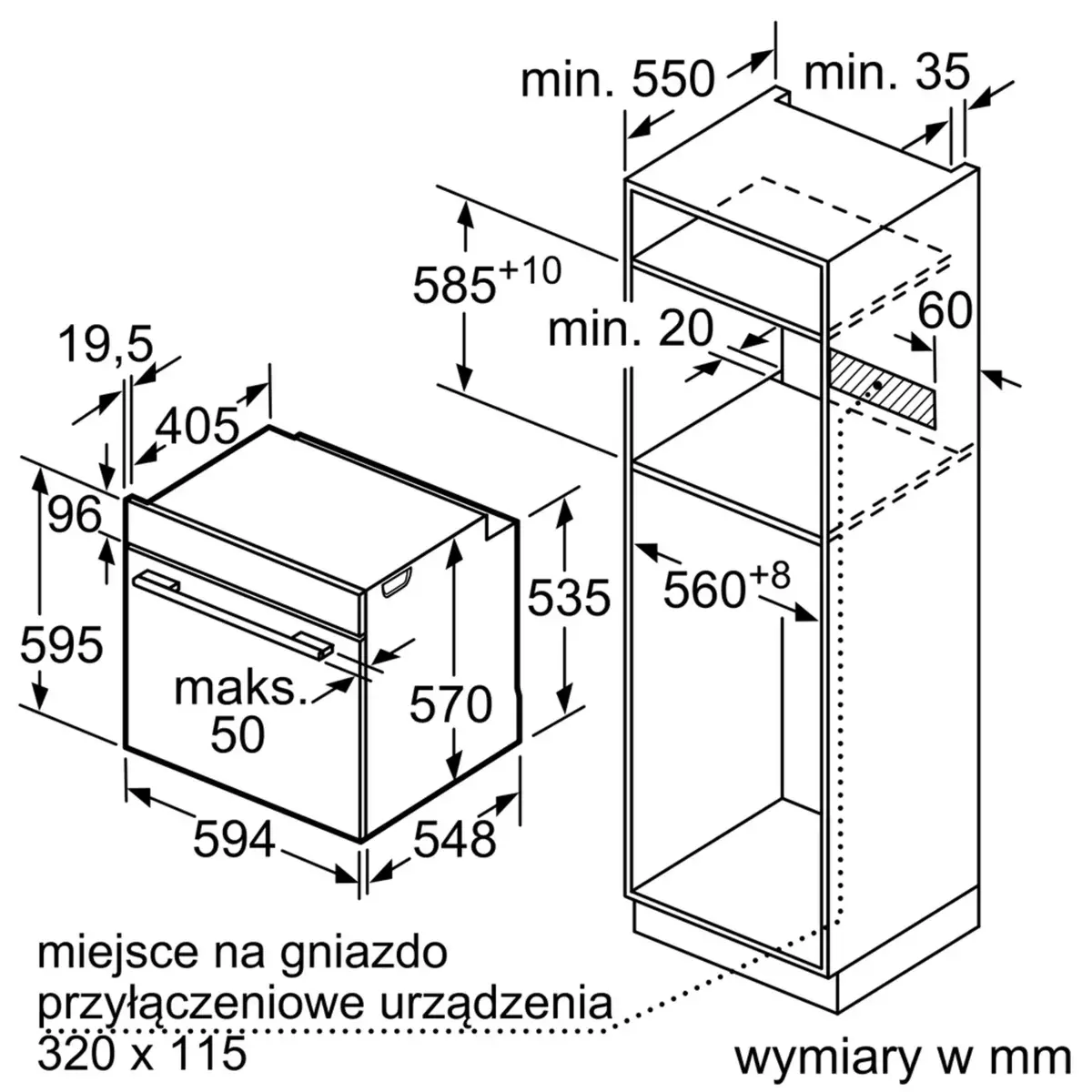 Siemens iQ500 HR538ABS1 iebūv. elektriskā krāsns Photo 5