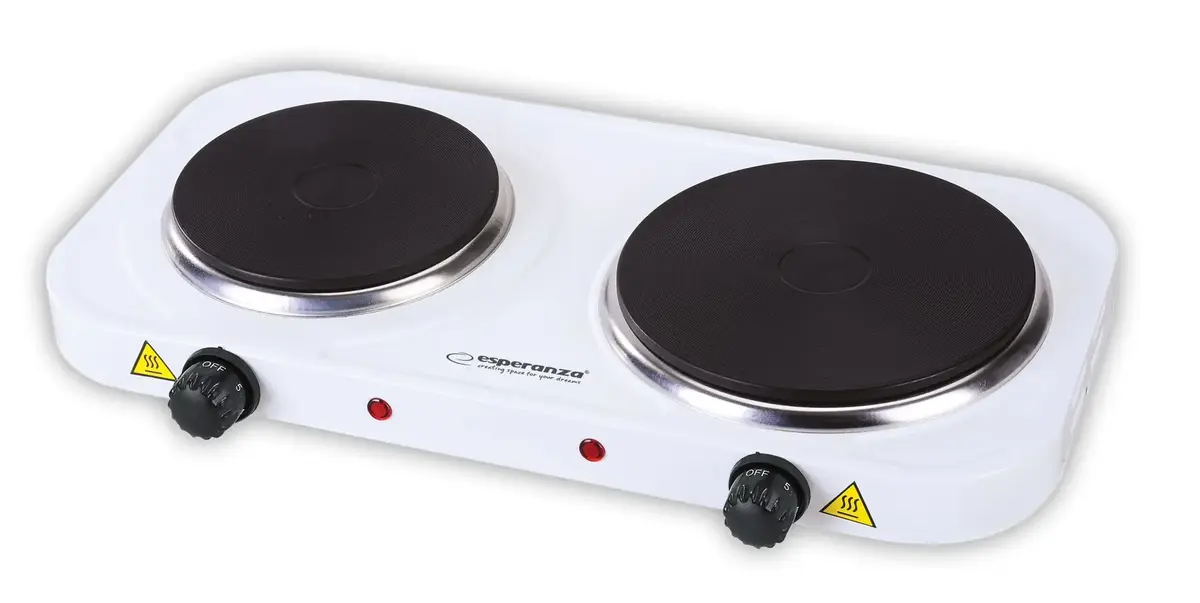 ESPERANZA EKH014W настольная электрическая плита 1500W+1000W Photo 3