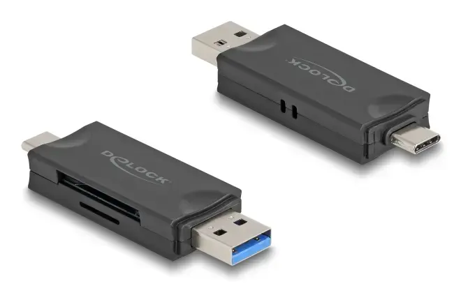 DELOCK Card Reader USB 5 Gbps Type‑C/Type‑A Photo 3
