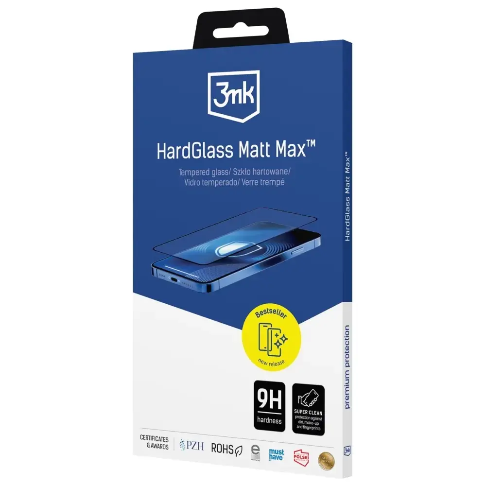 3MK HardGlass Matt Max aizsargstikls priekš iPhone 17 Pro Photo 4