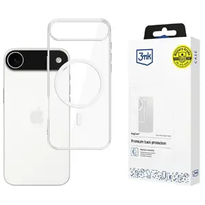 Protective case 3MK MagCase for Apple iPhone 17 Air — magnetic mounting, slim profile, transparent