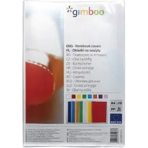 Чехол для блокнота Gimboo WIKR-1018321 A4 прозрачный рукав для блокнотов и документов