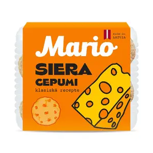 Cookie snack Mario Cheese Cookies 250 g — savory baked cookies with cheese