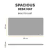 Fellowes Breyta Desk Mat - Grey 80x40 cm Photo 4