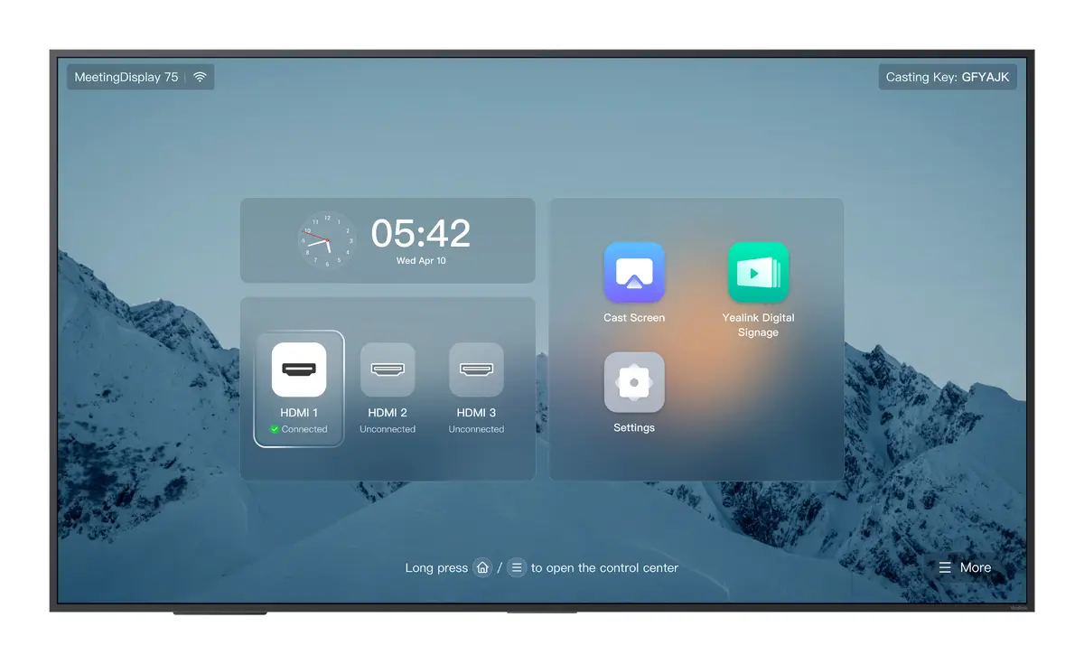 Yealink MeetingDisplay MD75 75 collu 4K