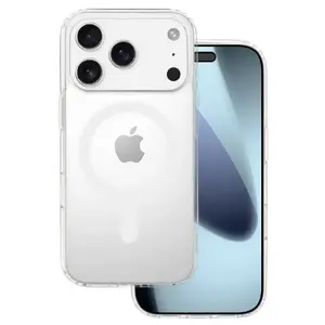 Caurspīdīgs akrilā korpuss iLike priekš iPhone 17 Pro Max ar MagSafe