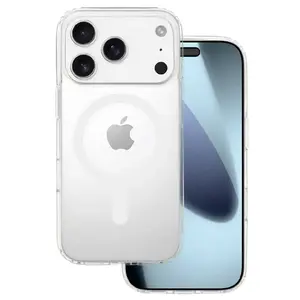 Акриловый чехол iLike для iPhone 17 Pro — прозрачный, совместим с MagSafe