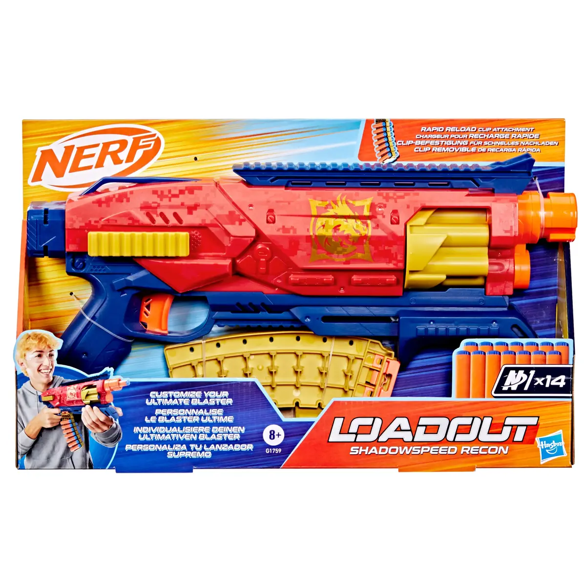 Бластер NERF Loadout Shadowspeed Recon G1759 Photo 5