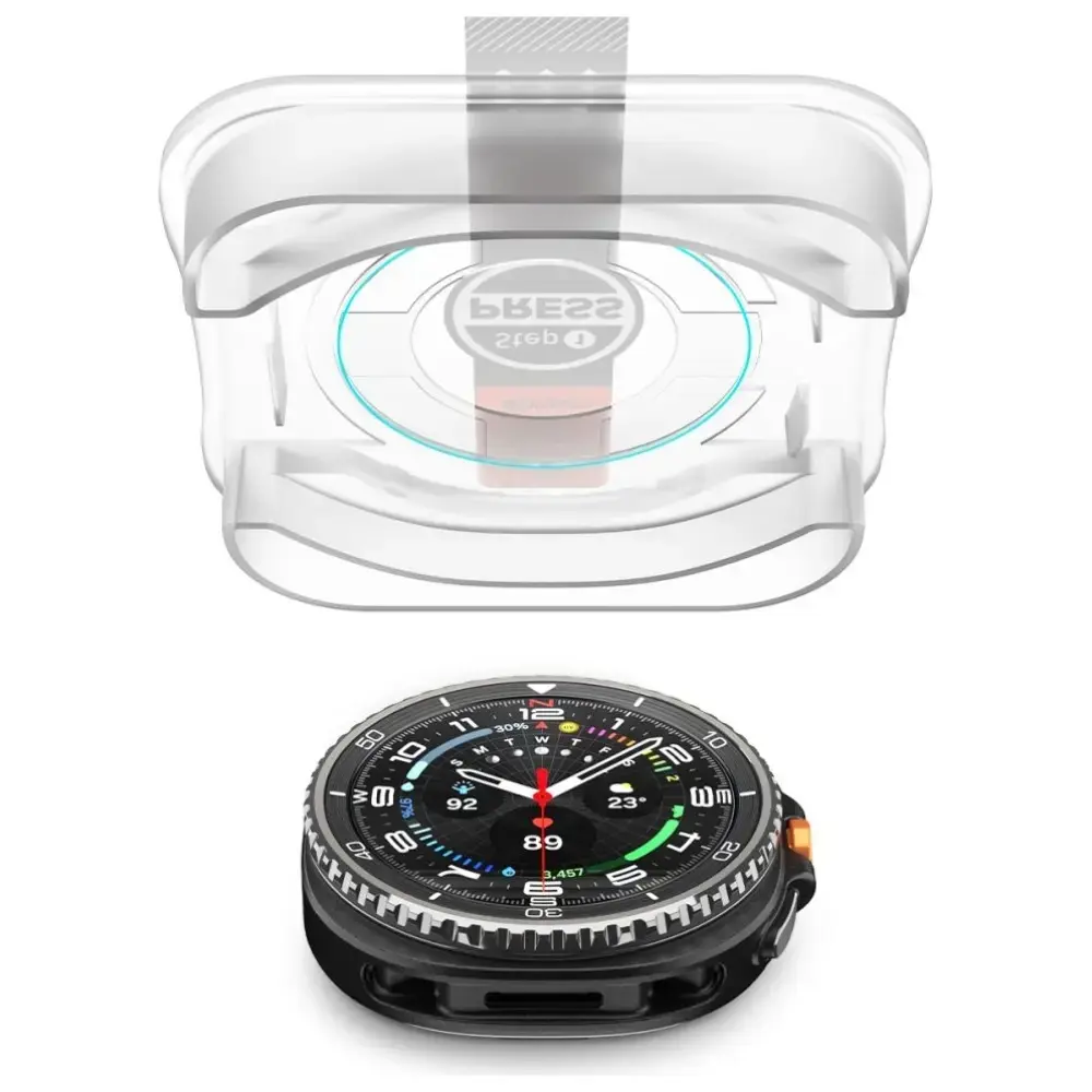 Spigen Glas.TR EZ FIT закалённое стекло для Galaxy Watch 8 Classic 46 мм Photo 2