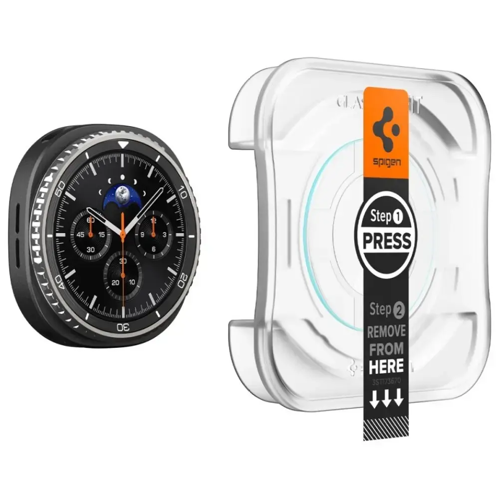 Spigen Glas.TR EZ FIT закалённое стекло для Galaxy Watch 8 Classic 46 мм Photo 3