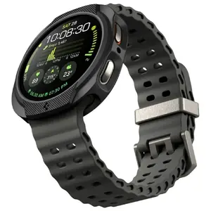 Aizsargvākis Spigen Liquid Air priekš Samsung Galaxy Watch 8 44mm — melns