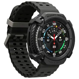 Aizsargvāciņš Spigen Rugged Armor priekš Samsung Galaxy Watch 8 Classic 46mm, melns