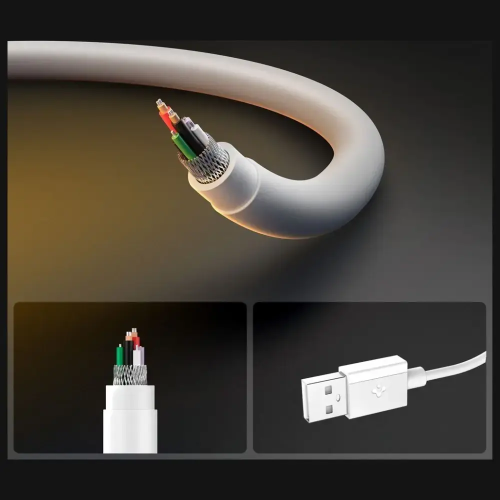 Кабель USB-C—USB-A Spigen EB6020AC 60W 2 м Photo 4