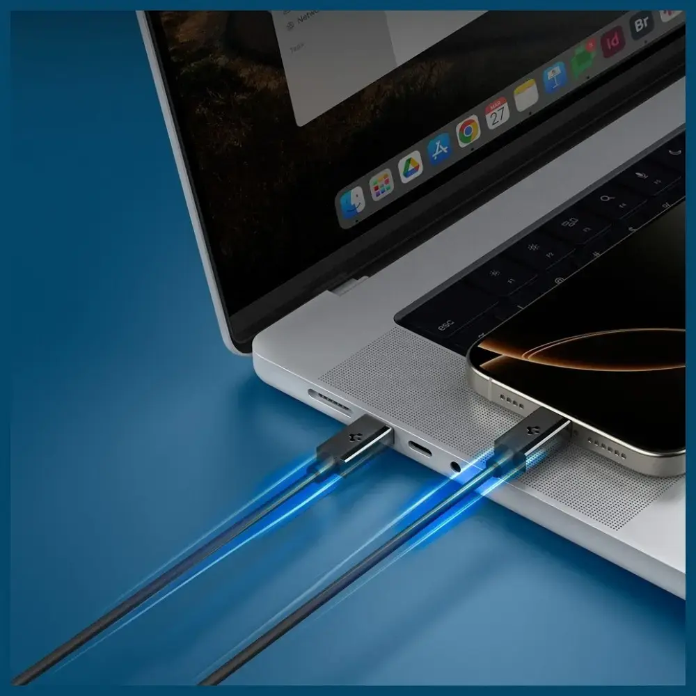 USB‑C kabelis Spigen EB6020CC 60W 2 m Photo 8