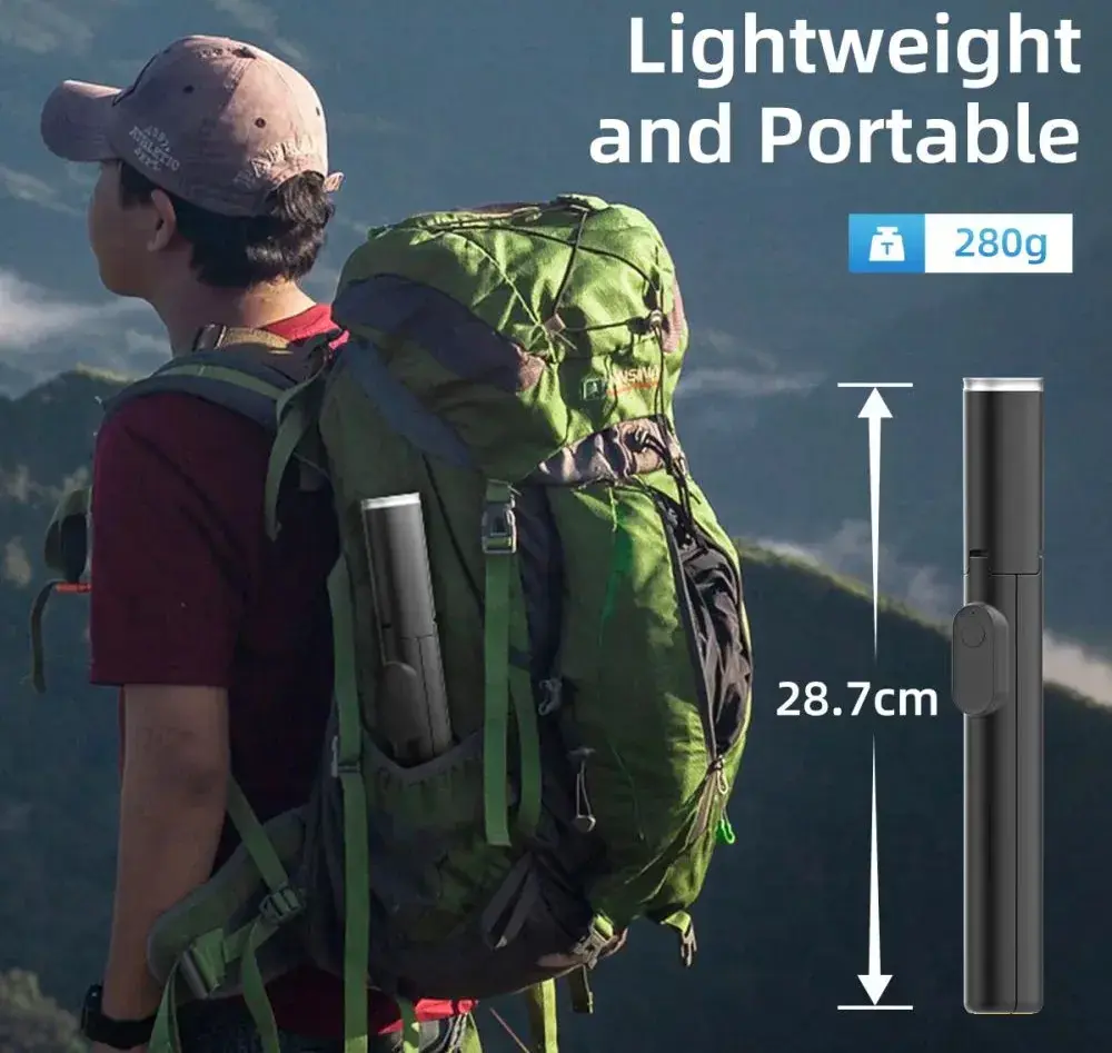 Selfie stick tripod Tech‑Protect L09S Bluetooth Photo 7
