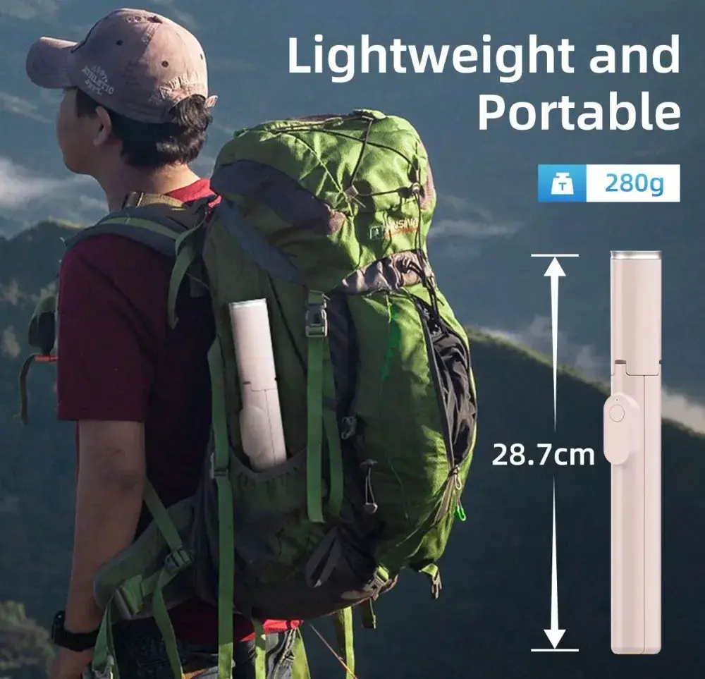Selfie stick tripod Tech‑Protect L09S Bluetooth Photo 8