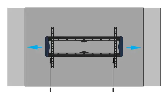 B-TECH Elements Fixed 600 Flat Wall Mount Photo 6