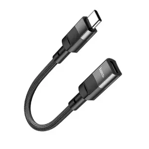 OTG adapter HOCO U107 USB-C to Lightning 3A 0.1m cable adapter