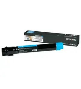 Картридж тонерный Lexmark X950X2CG Cyan, оригинальный, для лазерной печати, ресурс 24 000 стр., 1 шт.