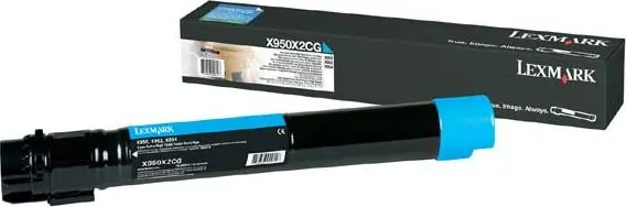 Lexmark X950X2CG Cyan tonera kasete Photo 2