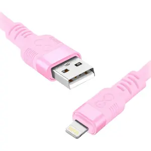 USB-A to Lightning Cable ORNO 0.9 m Pink