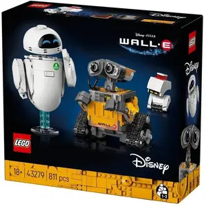 LEGO building set Disney Pixar WALL·E and EVE 43279 — 811 pieces, 130 mm height, for 18+
