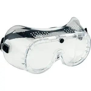 Safety Protective Goggles Portwest PW20 — Clear Ventilated Lens, Anti-Fog