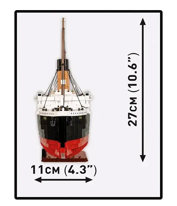 Cobi R.M.S. Titanic model — 3,260 blocks (COBI-1686) Photo 3