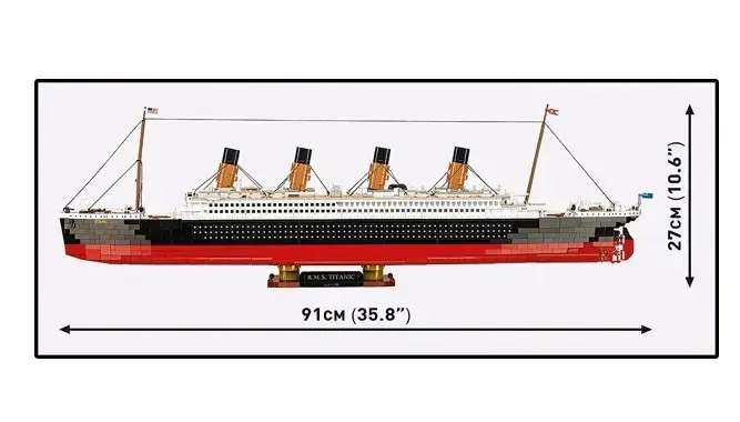 Cobi R.M.S. Titanic model — 3,260 blocks (COBI-1686) Photo 4