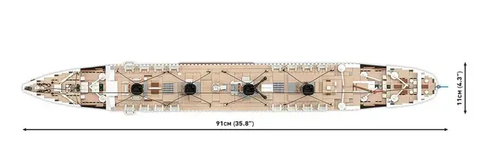 Cobi R.M.S. Titanic model — 3,260 blocks (COBI-1686) Photo 5