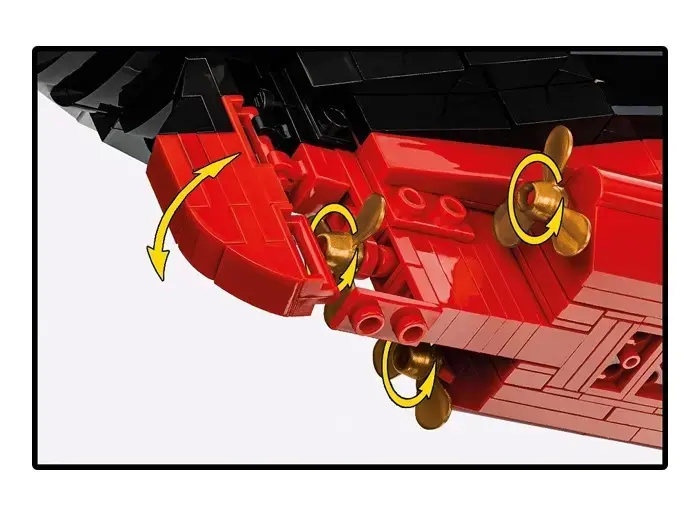 Cobi R.M.S. Titanic model — 3,260 blocks (COBI-1686) Photo 6
